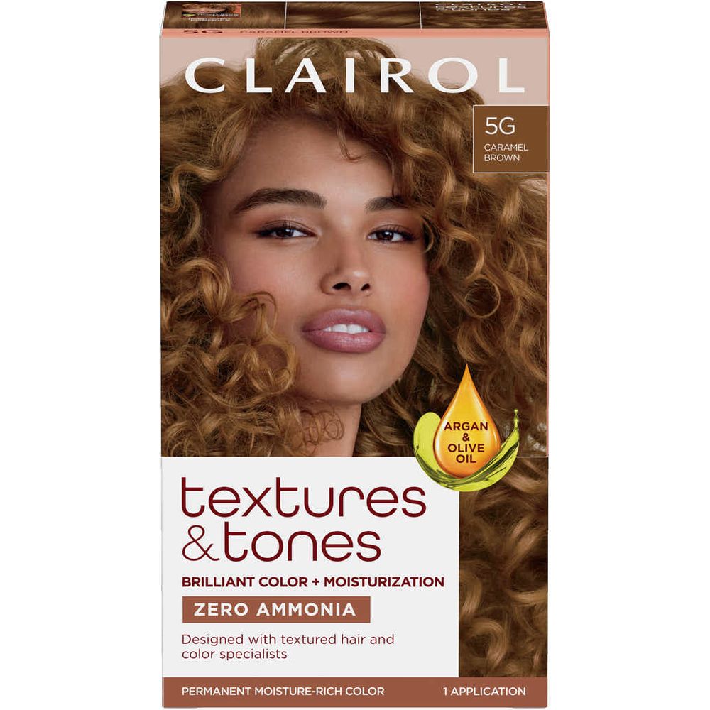 CLAIROL TXT/TONES 5G LT CARAMEL BROWN