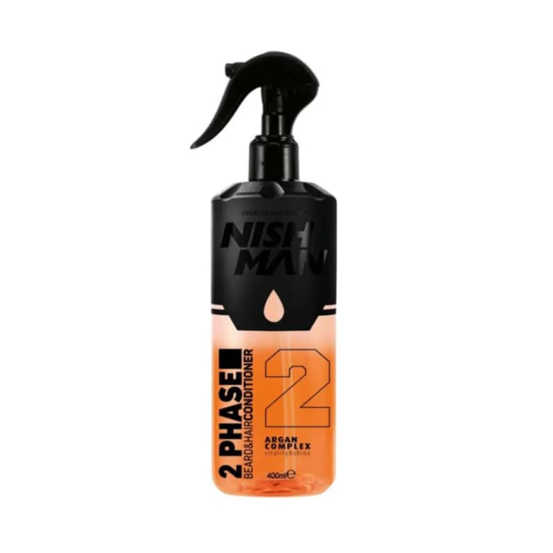 NISHMAN 2 PHASE BEARD & HAIR LVIN (ARGAN) 400ML