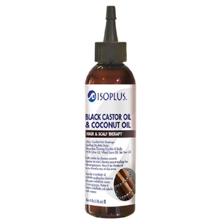 ISOPLUS BLACK CASTOR OIL 4oz