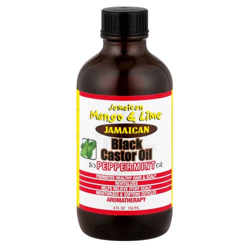 JML JAMAICAN BLK CASTOR OIL (PEPPERMINT) 4oz