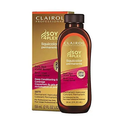 CLAIROL LIQUICOLOR 2RV/70R DK RED VLT BRN 2oz