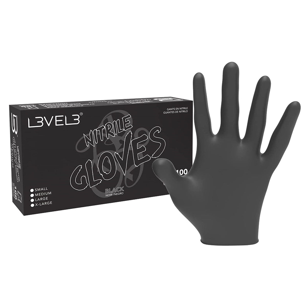 LEVEL3 GLOVES BLACK XLARGE