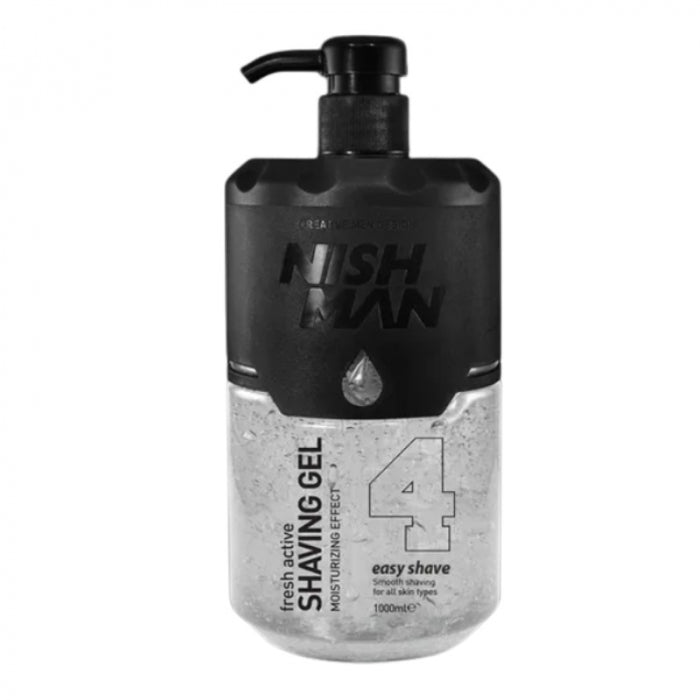 NISHMAN SHAVING GEL #4 (CLEAR) 32oz