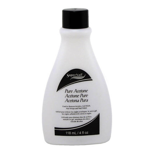 SUPER NAIL PURE ACETONE REMOVER 4oz