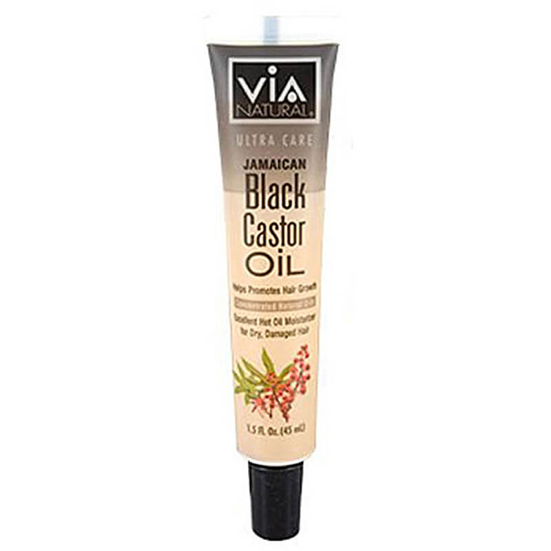VIA NATURAL BLACK CASTOR OIL 1.5ozDP/24