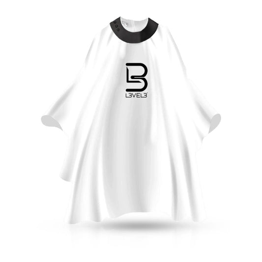 LEVEL3 CAPE W/RUBBER NECK - WHITE