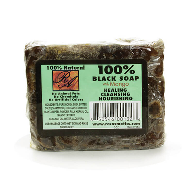 RA 100% BLACK SOAP 5oz[MANGO]