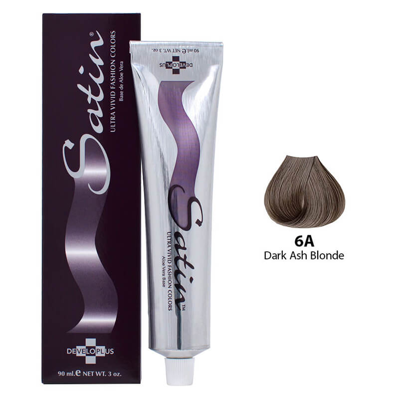 SATIN HAIR COLOR 6A DARK ASH BLONDE