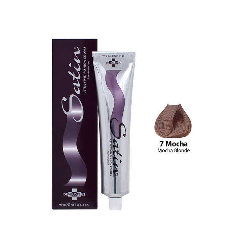 SATIN HAIR COLOR 7MOCHA-MOCHA BLONDE