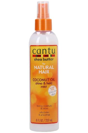 CANTU NAT COCONUT OIL SHINE & HLD MIST 8oz