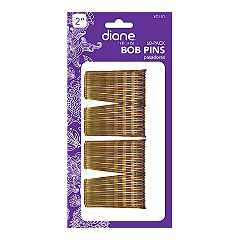 DIANE BOBBY PINS BRONZE 60PK CARDED #451
