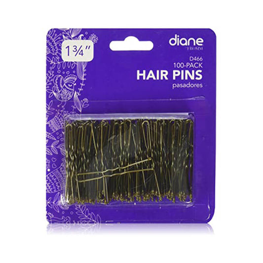 "DIANE HAIR PINS 1-3/4"" BLK CARDED #D465"