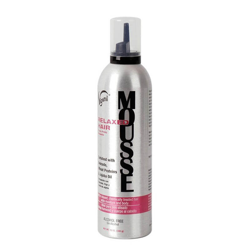 VIGOROL MOUSSE-RELAX HAIR 12oz(PINK)