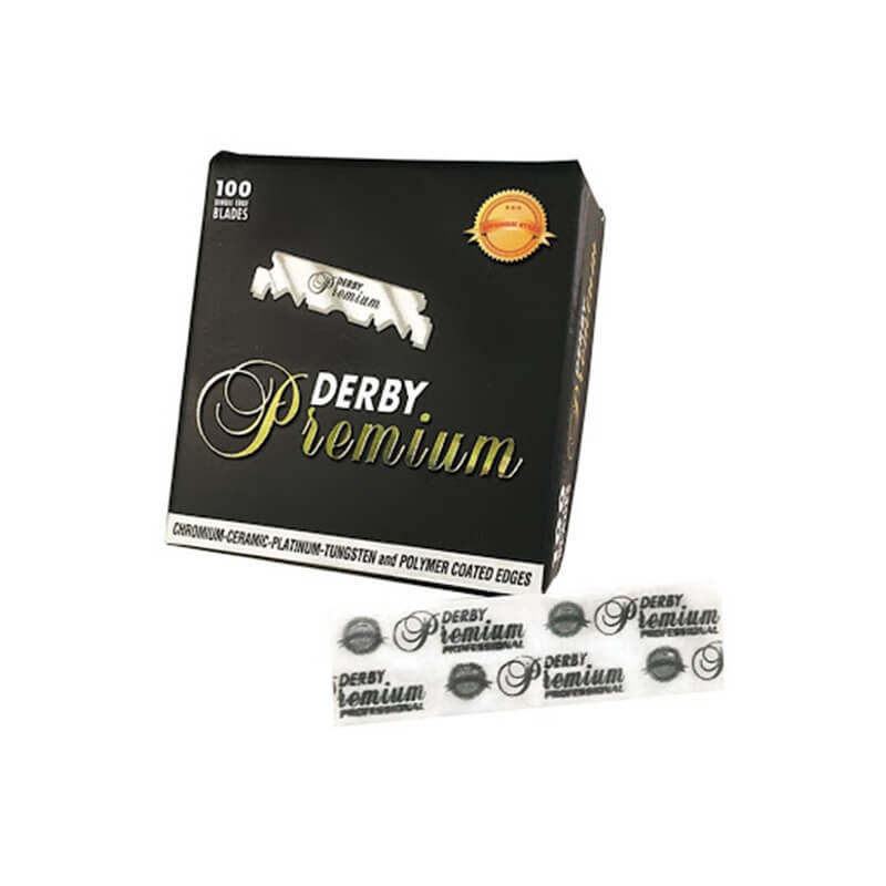 DERBY PREMIUM SINGLE EDGE BLADES PK/100 [BLK]