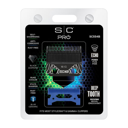STYLECRAFT ECHO DEEP TOOTH/BLUE CUTTER BLADE SET #SC554B
