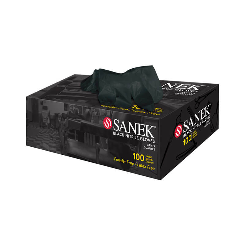GRAHAM-SANEK BLACK NITRILE GLOVES [SMALL]