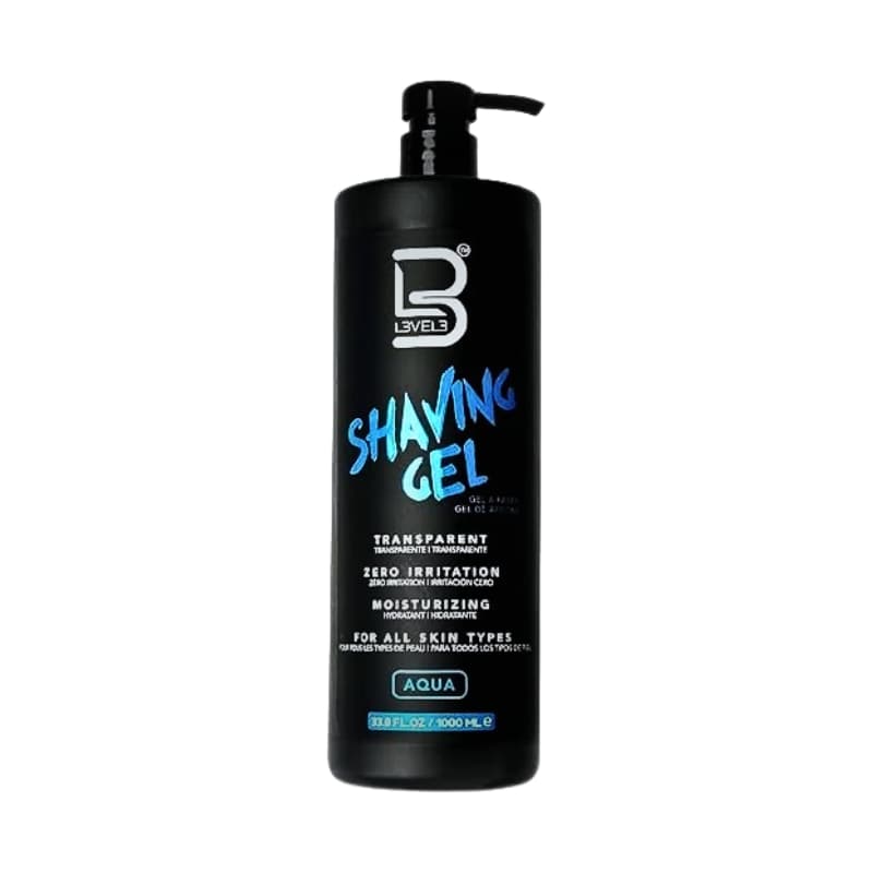 LEVEL3 SHAVING GEL (AQUA) 33.8oz