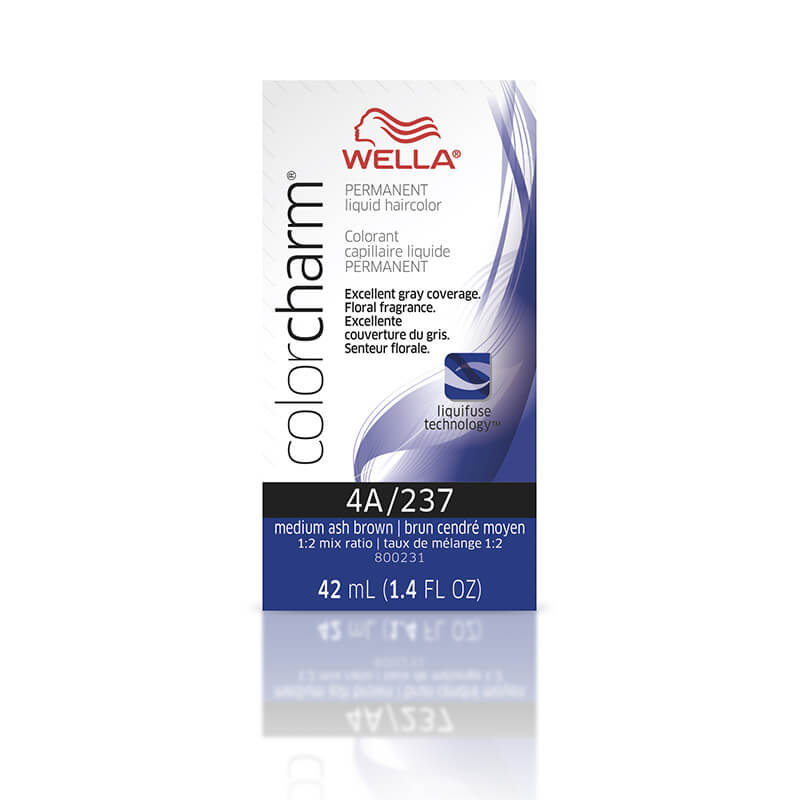 WELLA COLOR CHARM 237/4A MED ASH BROWN