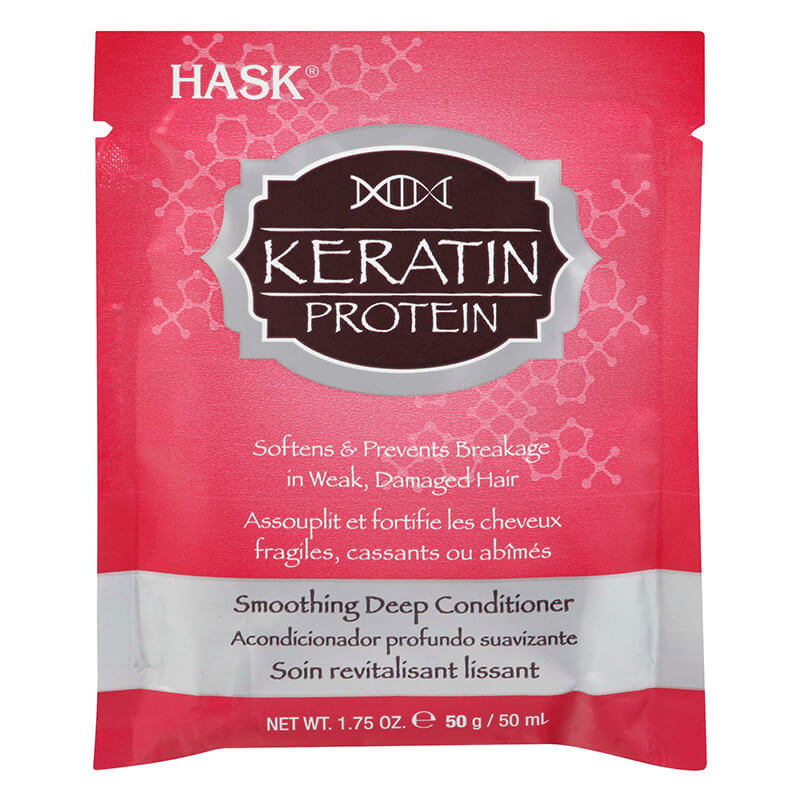 HASK KERATIN DEEP COND PAC [DISPLAY 12] [CASE24]