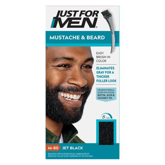 JUST-FOR-MEN MUSTACHE & BEARD J- BLK