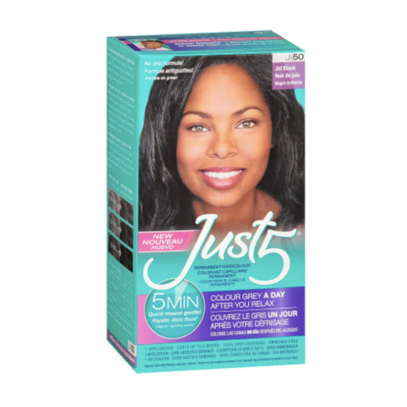 JUST-5 HAIR COLOR NAT JET BLACK #50
