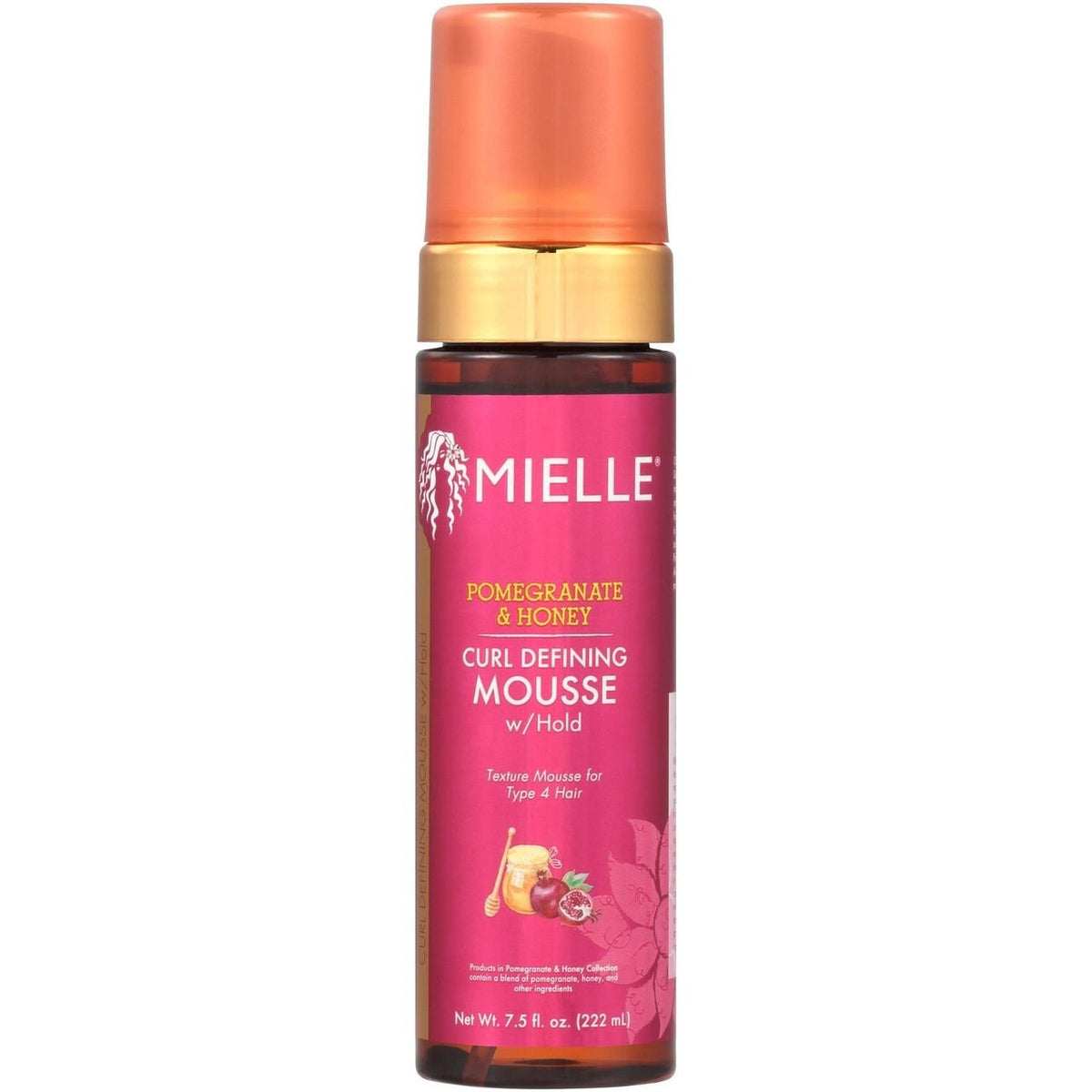MIELLE POM & HNY CURL DEFINING MOUSSE 7.5oz