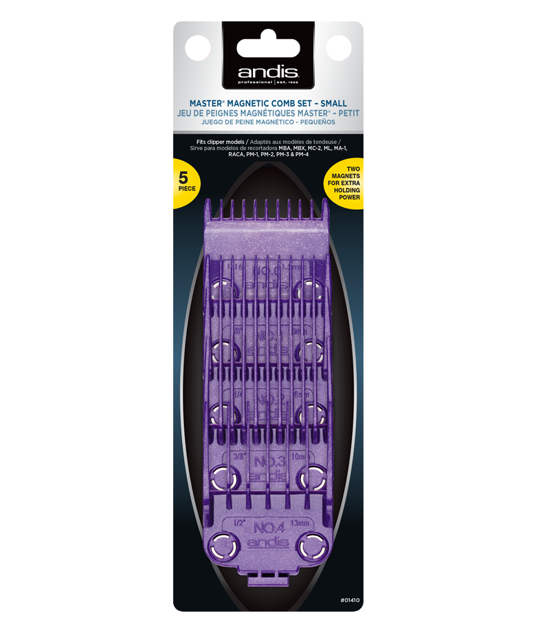 ANDIS MAG COMB SET-SMALL 5/PC (DBL MAG/#560997)