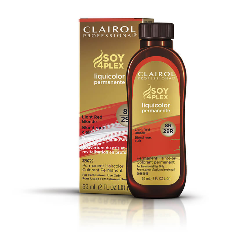 CLAIROL LIQUICOLOR 8R/29R LT RED BLND 2oz