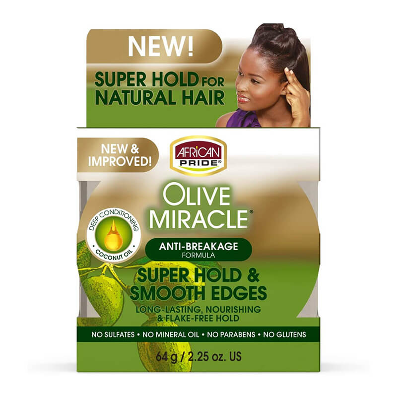 AFRICAN PRIDE OLIVE MIRACLE SMOOTH EDGES 2.25oz