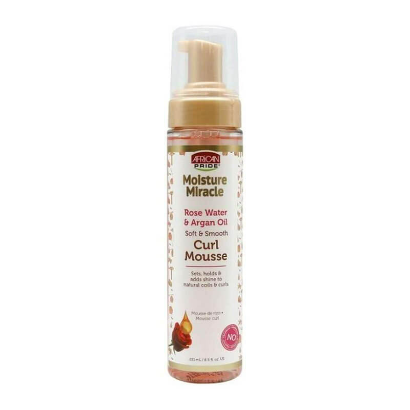 AFRICAN PRIDE MOISTURE MIRACLE CURL MOUSSE 8.5oz