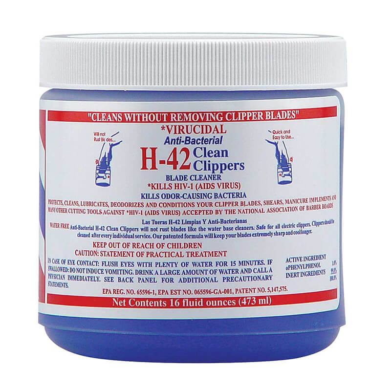 H-42 CLEAN CLIPPERS 16oz JAR