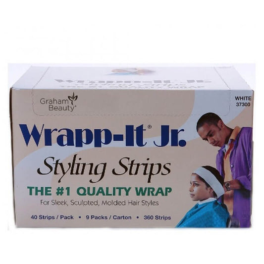 WRAPP-IT JR STYLING STRIPS WHITE #37300