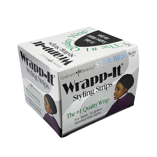 WRAPP-IT STYLING STRIPS BLACK #37150