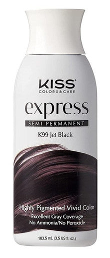 KISS SEMI-COLOR K99 JET BLACK 3.5oz