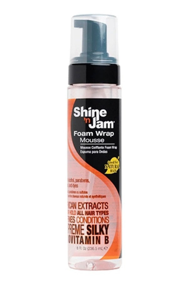 AMPRO SHINE-N-JAM FOAM WRAP MOUSSE 8oz