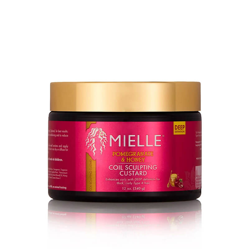 MIELLE POM & HNY COIL CUSTARD 12oz
