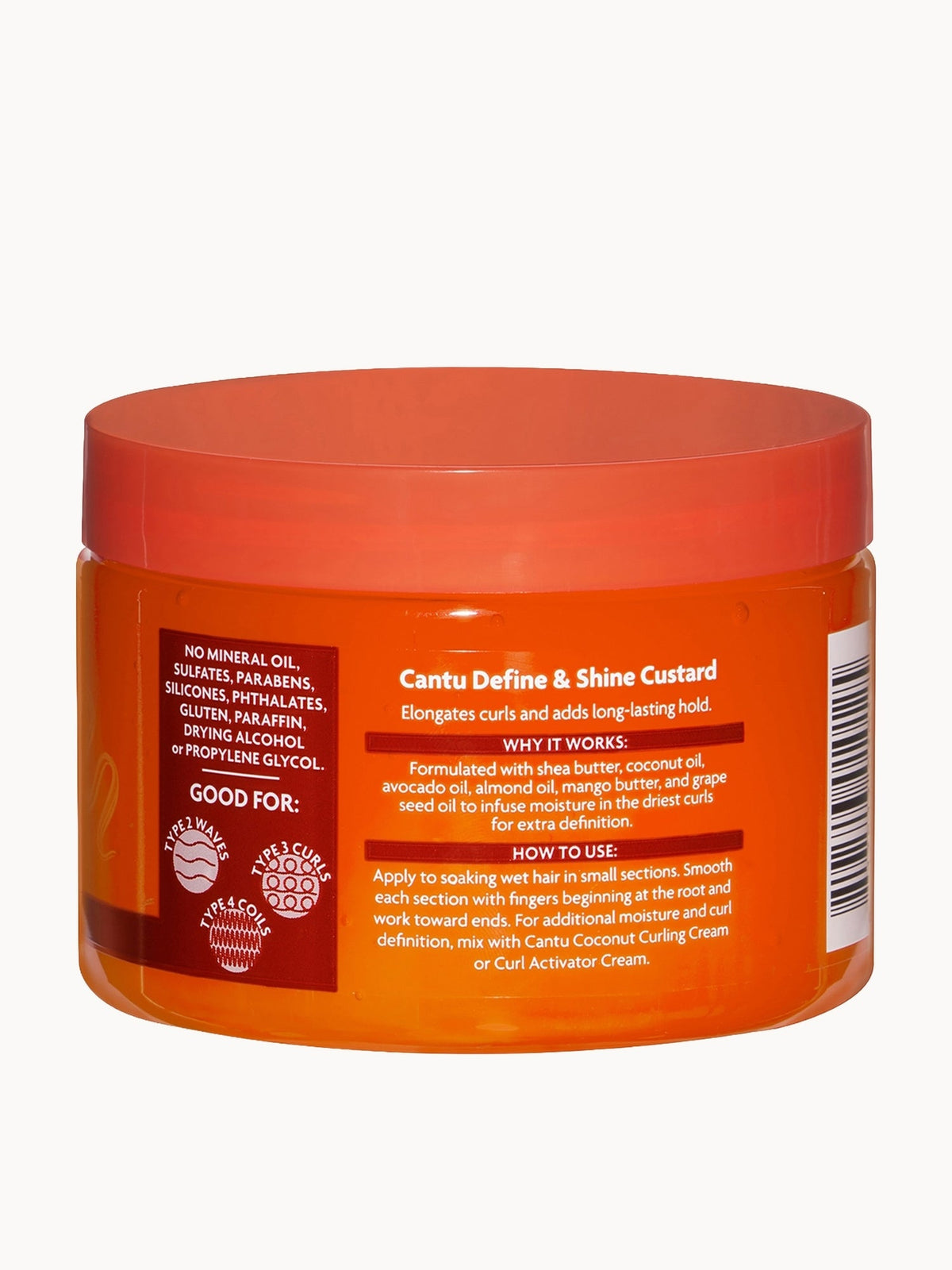 CANTU NAT DEFINE & SHINE CUSTARD 12oz