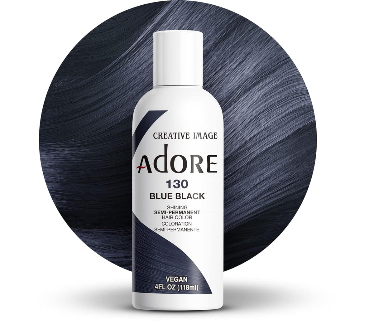 ADORE COLOR BLUE BLACK (130) 4oz