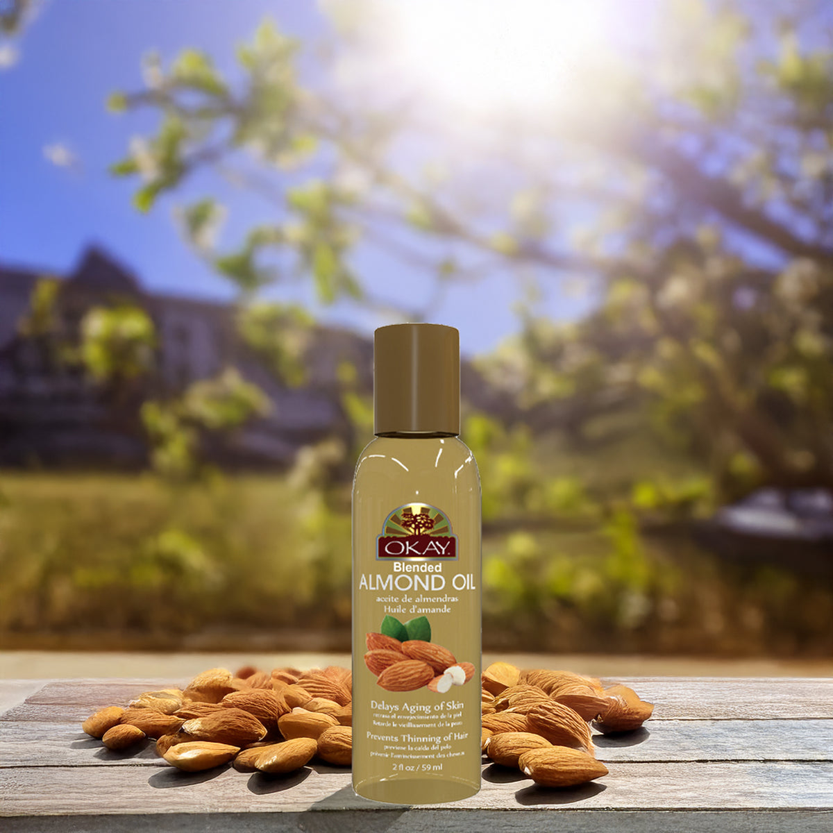OKAY ALMOND OIL 2ozDP/12
