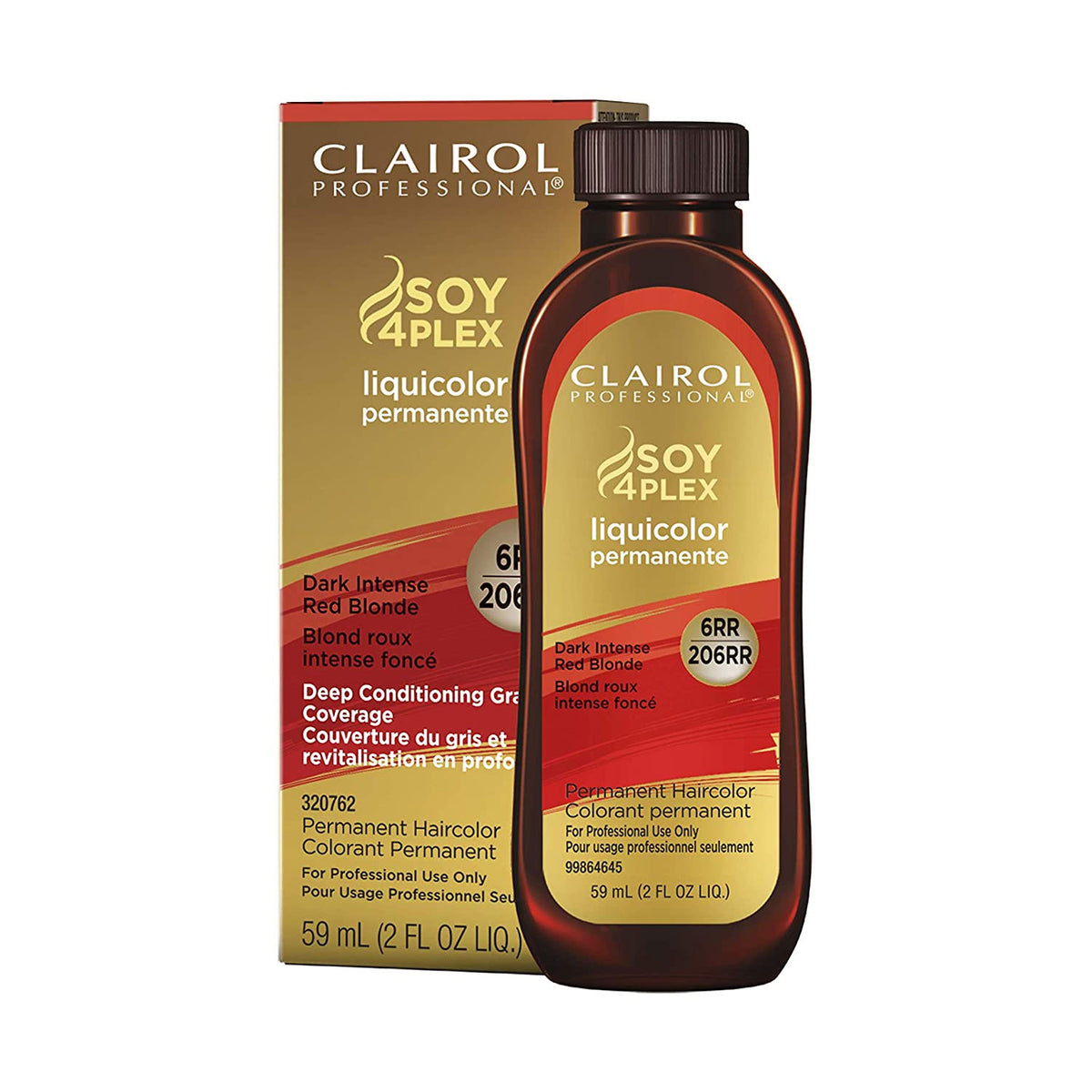 CLAIROL LIQUICOLOR 6RR/206RR DK INTENSE RED BLND 2oz