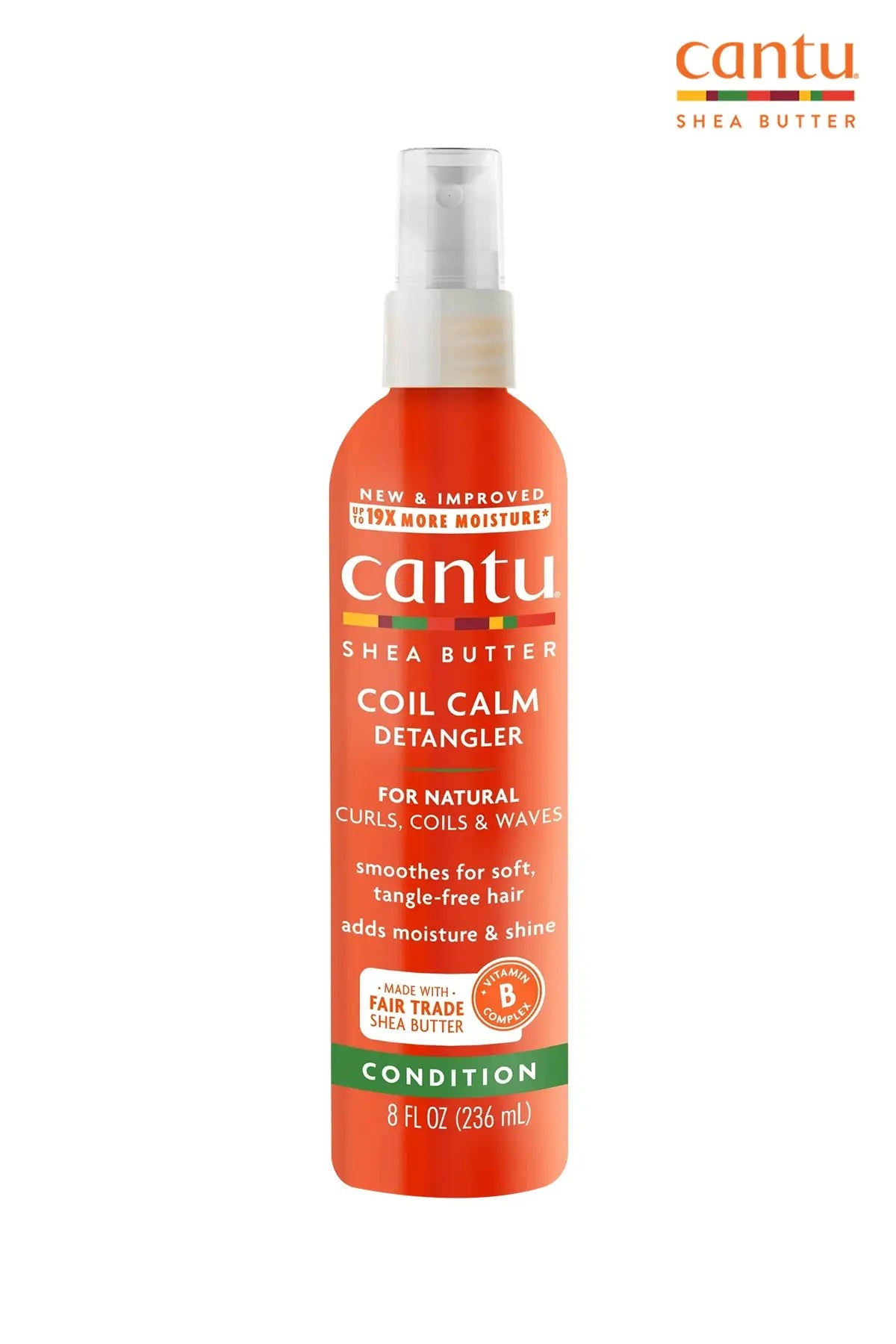 CANTU NAT COIL CALM DETANGLER 8oz