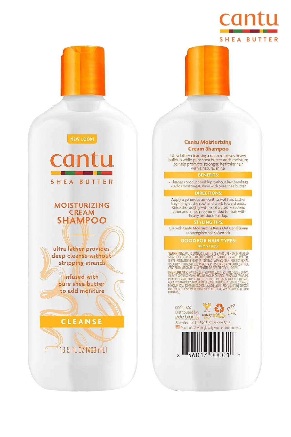 CANTU MOIST CREAM SHAMPOO 13.5oz