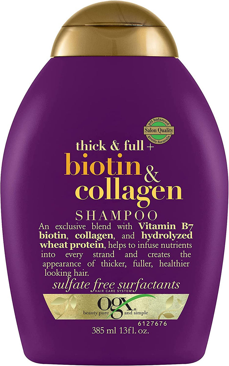 OGX BIOTIN & COLLAGEN SHAMPOO 13oz