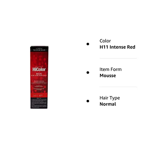 EXC HICOLOR INTENSE RED H-11
