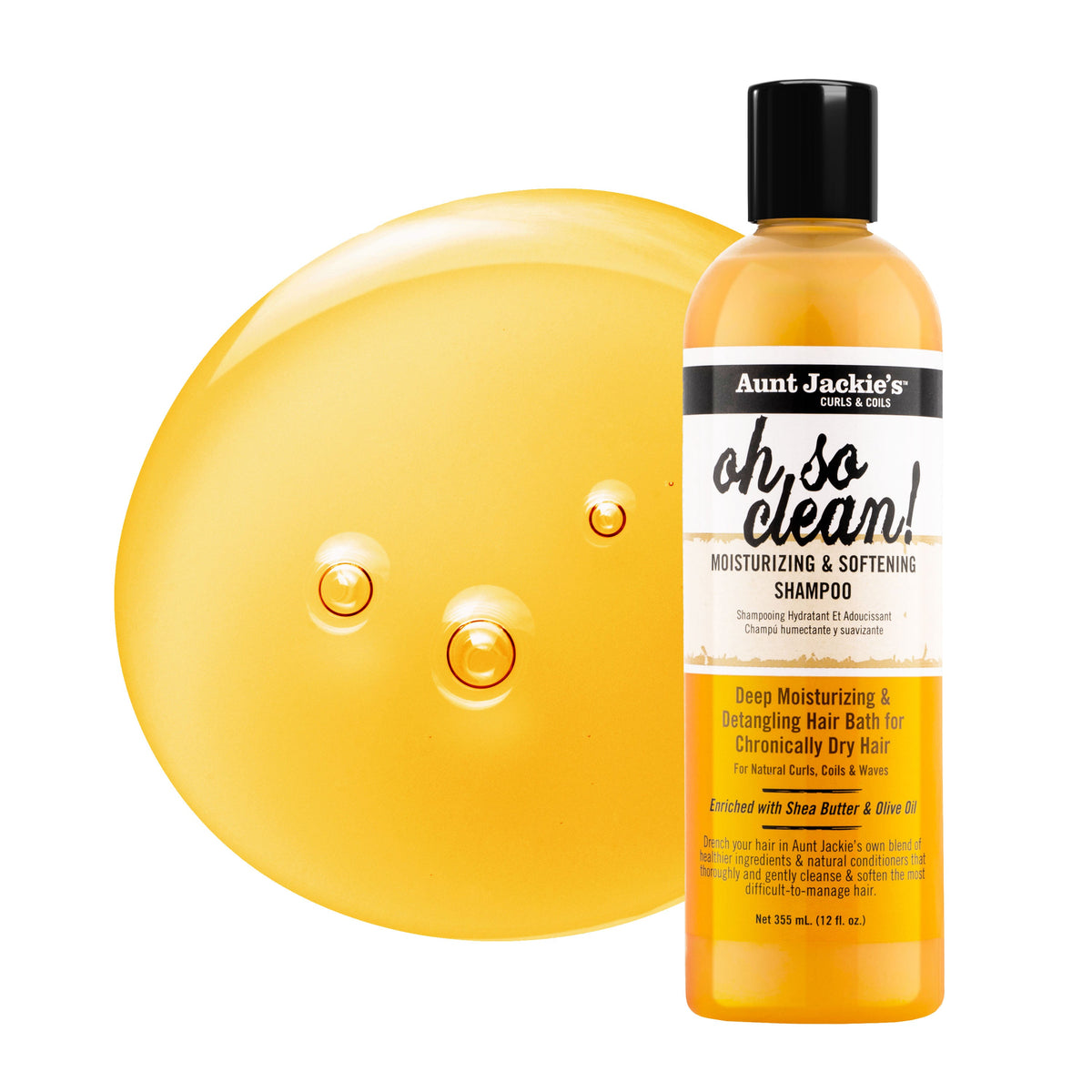 AUNT-JACKIE'S OH SO CLEAN SOFT SHAMPOO 12oz