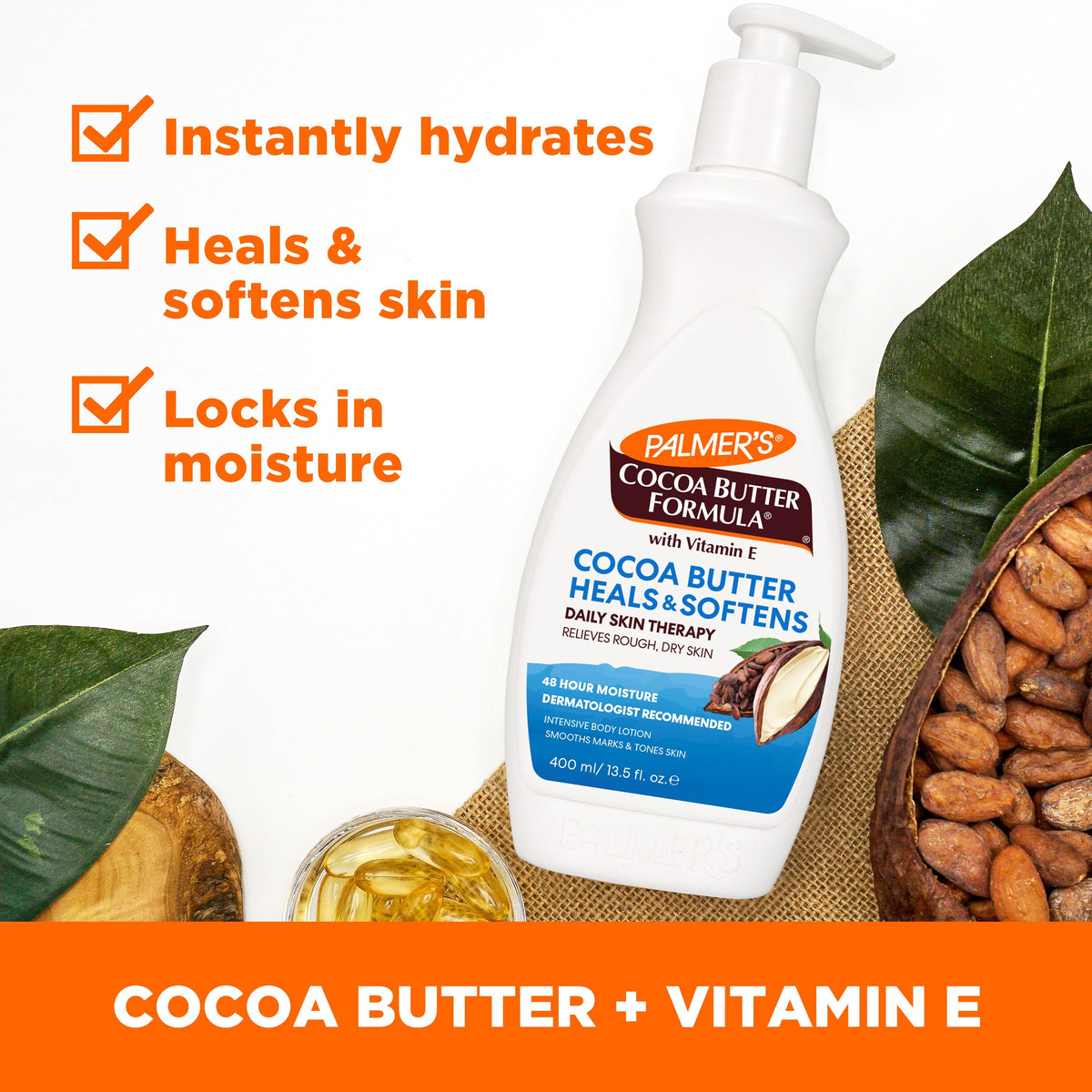 PALMERS COCOA BTR 13.5 FL ozPUMP