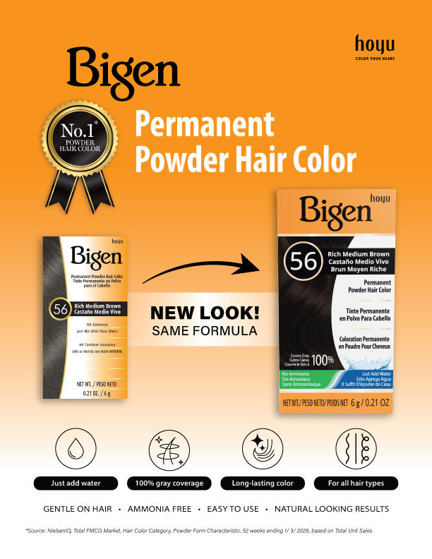 BIGEN 56 - RICH MEDIUM BROWN