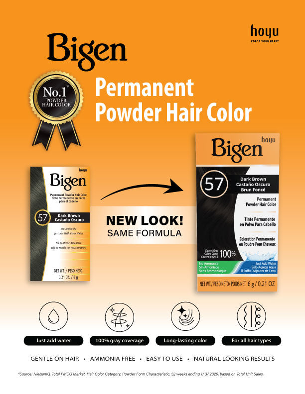 BIGEN 57 - DARK BROWN