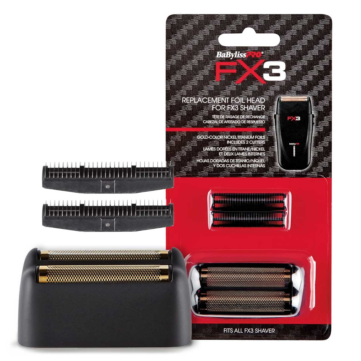 BAB-PRO X3 REPLACEMENT FOIL (BLK) (FXX3RFB)