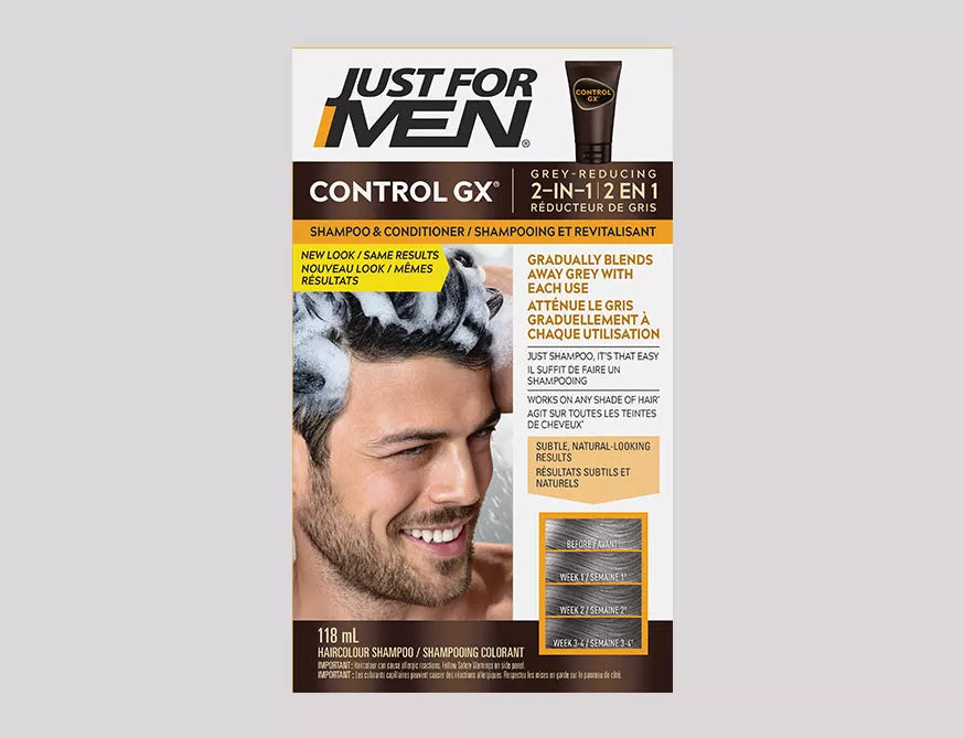 JUST-FOR-MEN CONTROLGX 2IN1 GREY SH/CD